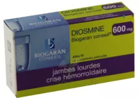 Diosmine Biogaran Conseil 600 Mg, Comprimé Pelliculé à MULHOUSE