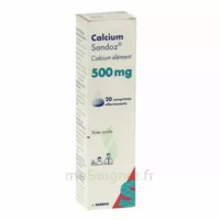 Calcium Sandoz 500 Mg, Comprimé Effervescent à MULHOUSE