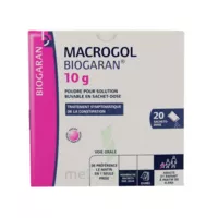 Macrogol Biogaran 10 G, Poudre Pour Solution Buvable En Sachet-dose à MULHOUSE