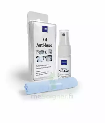 Zeiss Kit Spray Antibuée Fl/15ml + Tissu Microfibres à MULHOUSE
