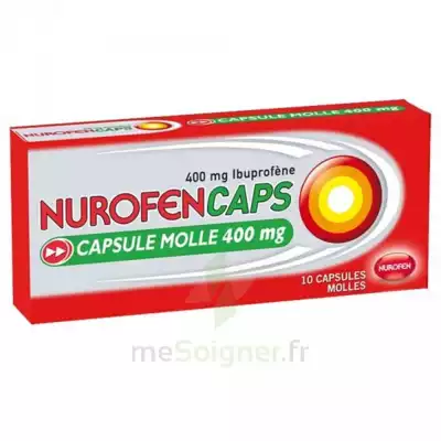 Nurofencaps 400 Mg Caps Molle Plq/10 à MULHOUSE