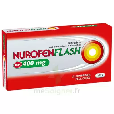 Nurofenflash 400 Mg Comprimés Pelliculés Plq/12 à MULHOUSE