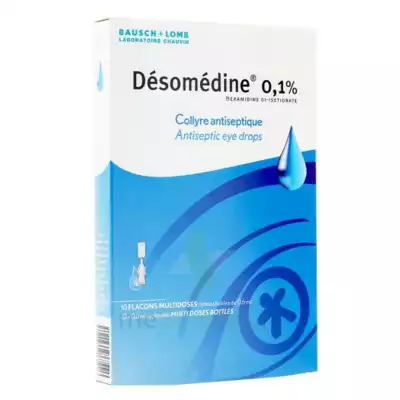 Desomedine 0,1 % Collyre Sol 10fl/0,6ml à MULHOUSE