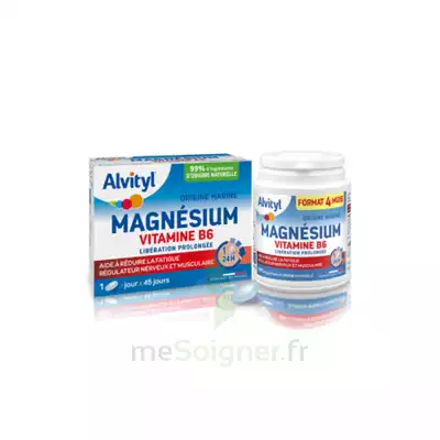 Alvityl Magnésium Vitamine B6 Libération Prolongée Comprimés Lp B/45 à MULHOUSE